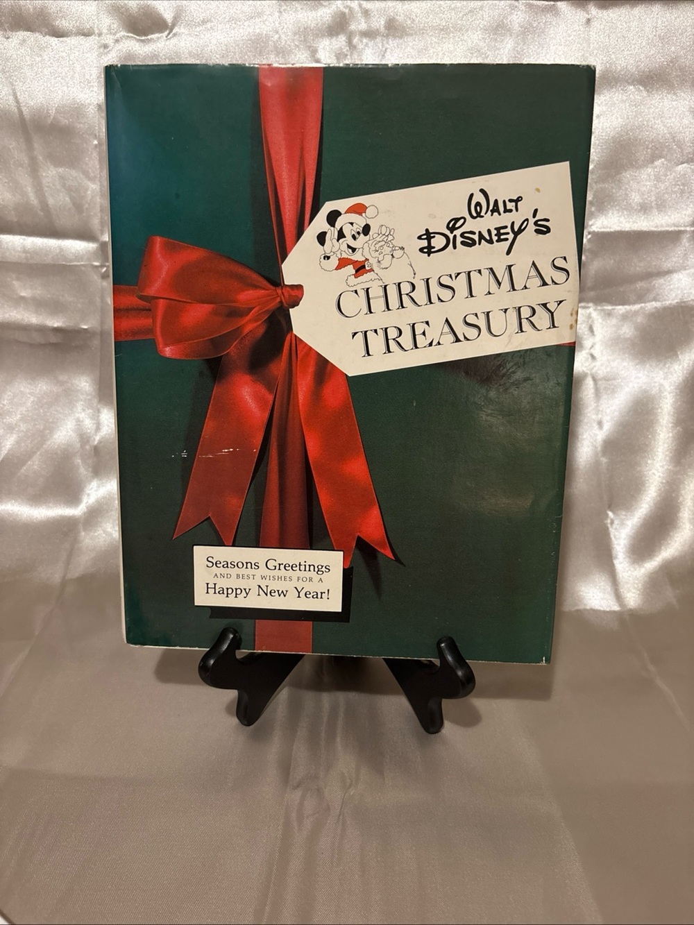 Vintage Walt Disney’s Christmas Treasury Hardcover Book